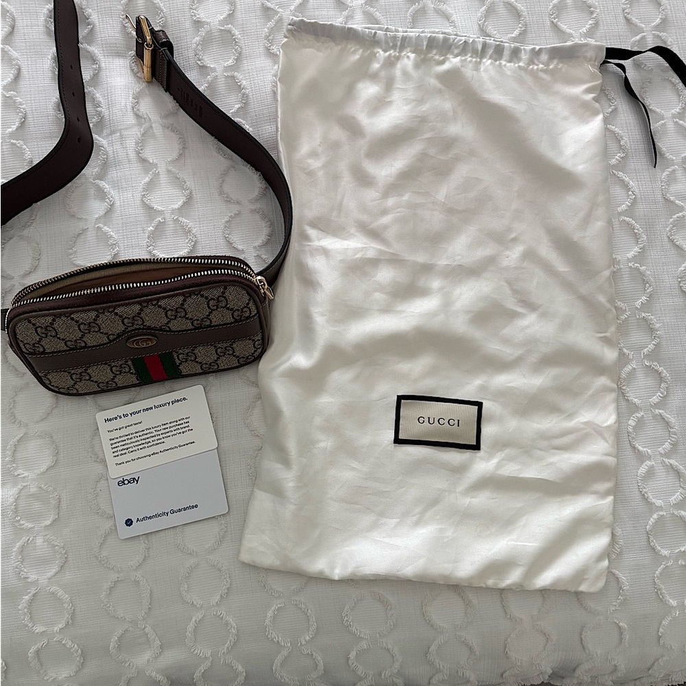 Elegant Gucci Ophidia belt bag
